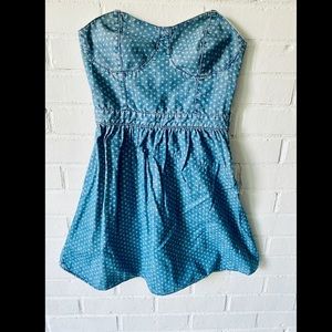 Polka Dot Jean Babydoll